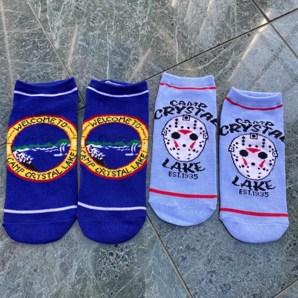 Friday The 13th Socks size 5-9 Women's Horror Halloween